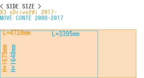 #X3 xDrive20i 2017- + MOVE CONTE 2008-2017